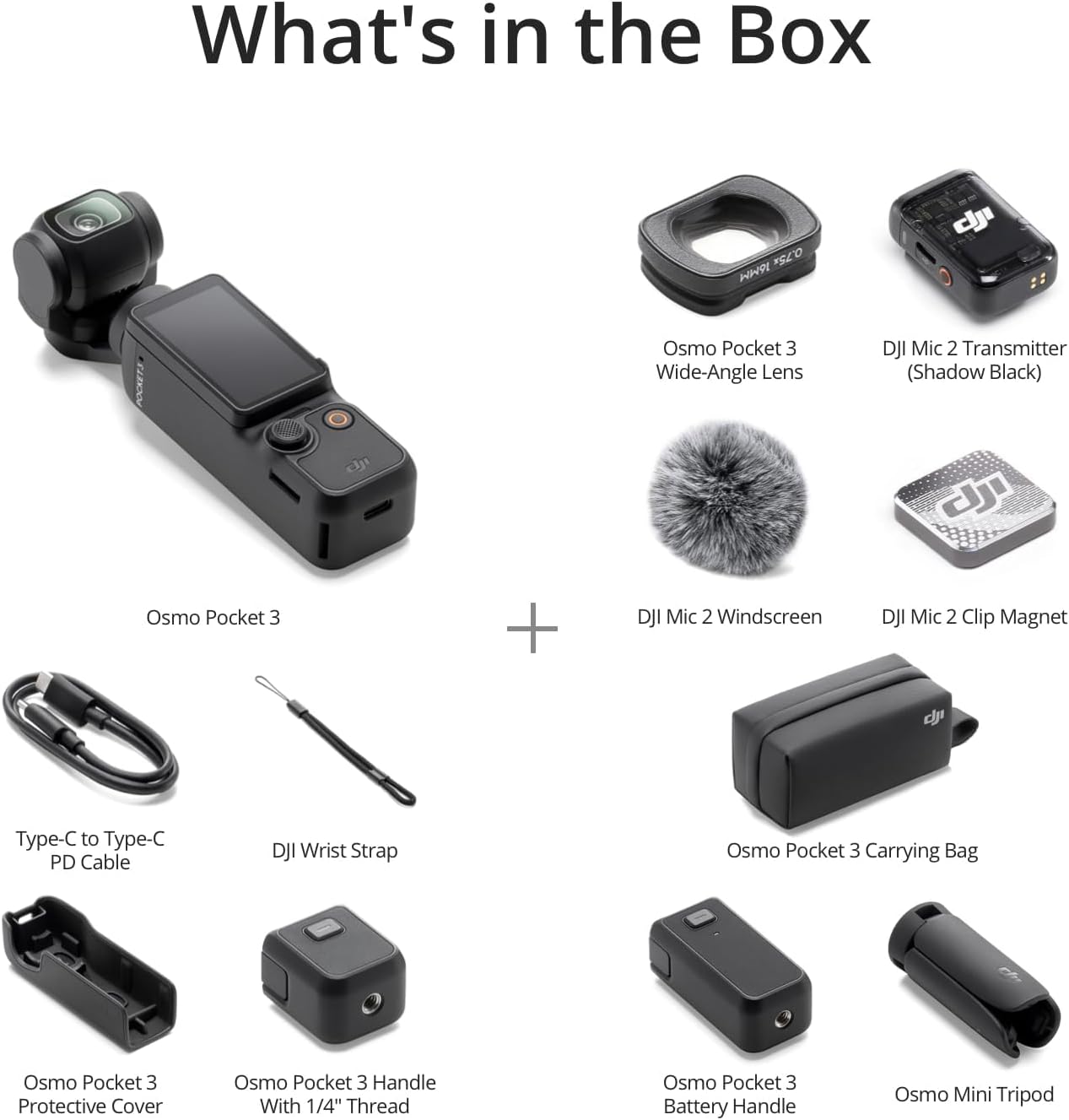 DJI Osmo Pocket 3 Creator Combo, Vlogging Camera