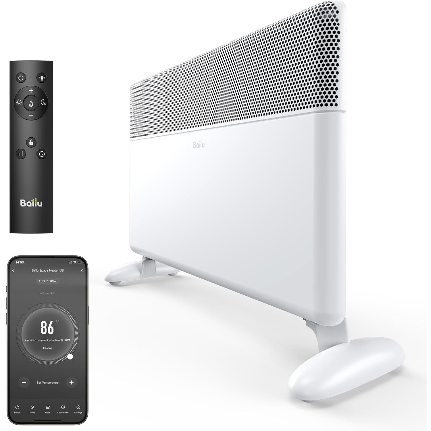 Ballu Convection Panel Space Heater