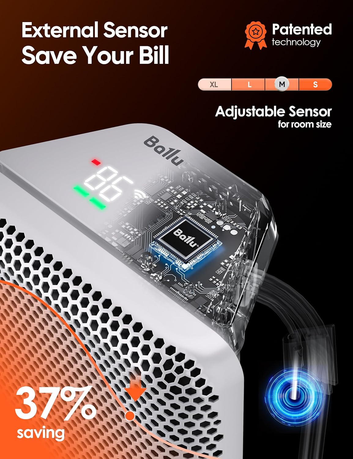 Ballu Convection Panel Space Heater