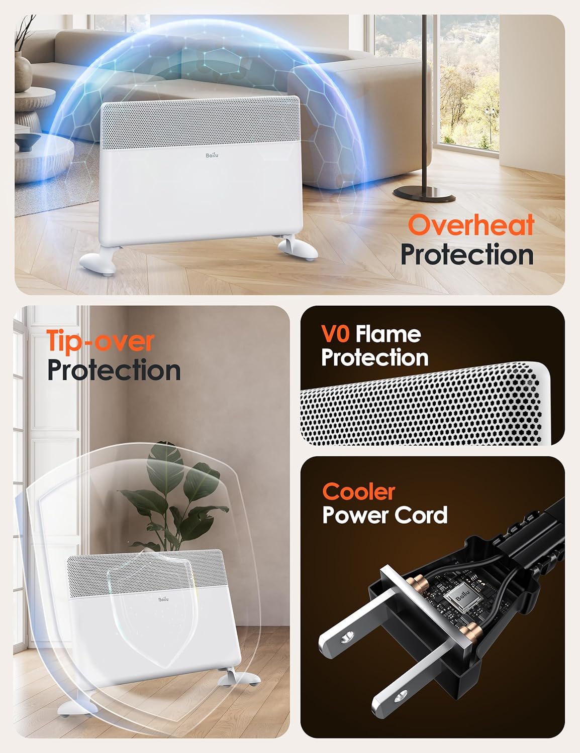 Ballu Convection Panel Space Heater