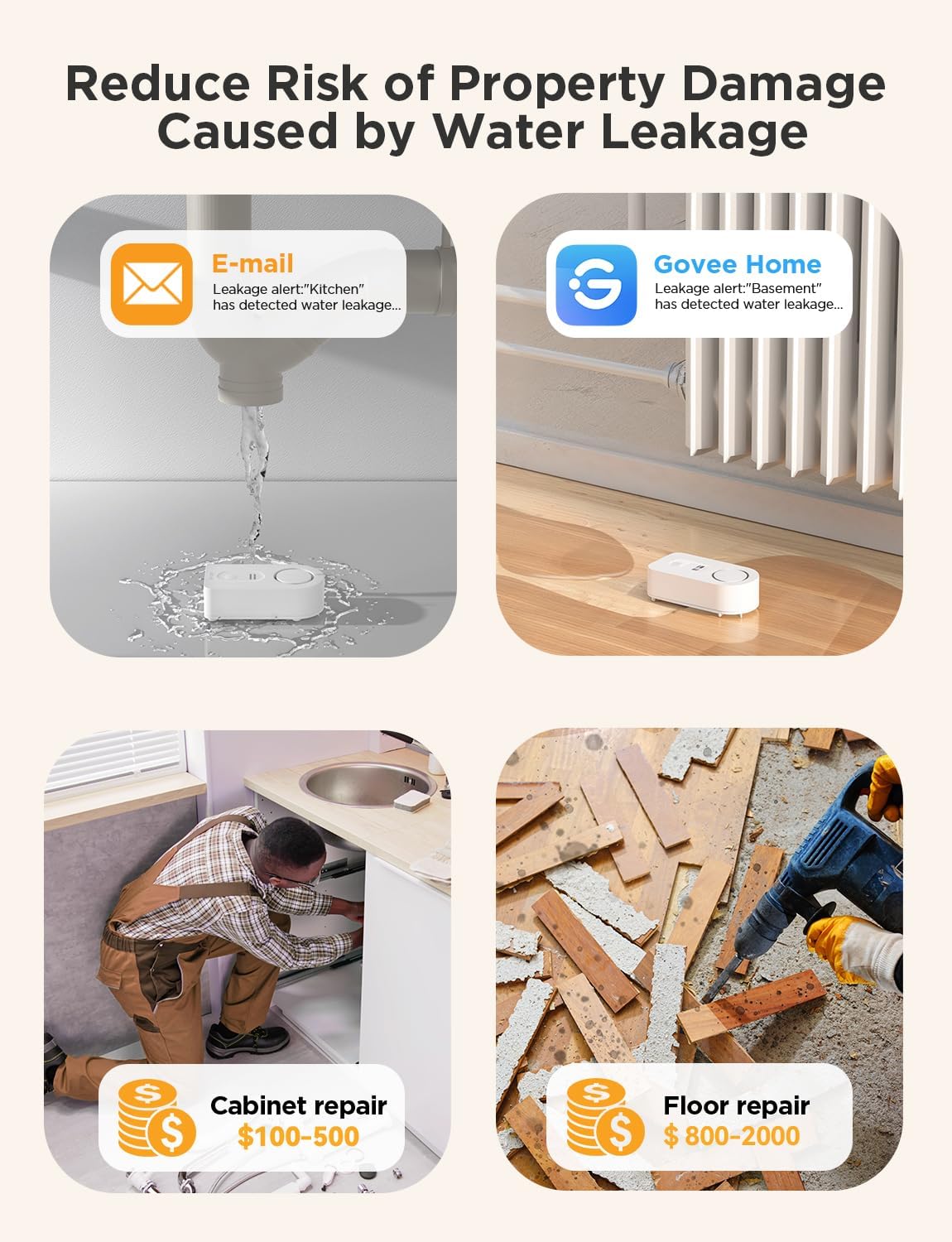 Govee WiFi Water Sensor 