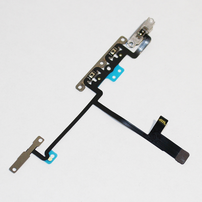 iPhone X Volume Button Flex Cable with Metal Plate