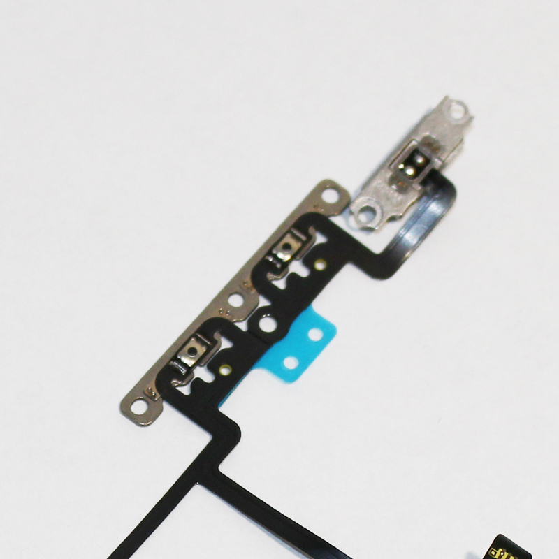 iPhone X Volume Button Flex Cable with Metal Plate
