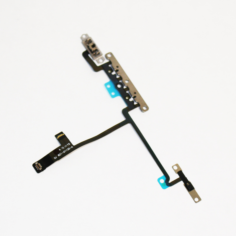 iPhone X Volume Button Flex Cable with Metal Plate