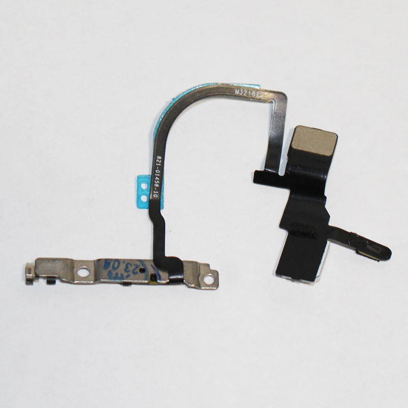 OEM Power ON/OFF Switch Button Flex Cable with Metal Plate Replacement Part for iPhone XS Max