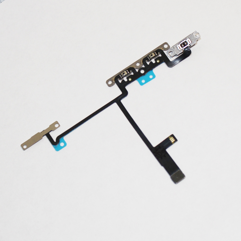 Volume Button Flex Cable Spare Part with Metal Plate for iPhone X